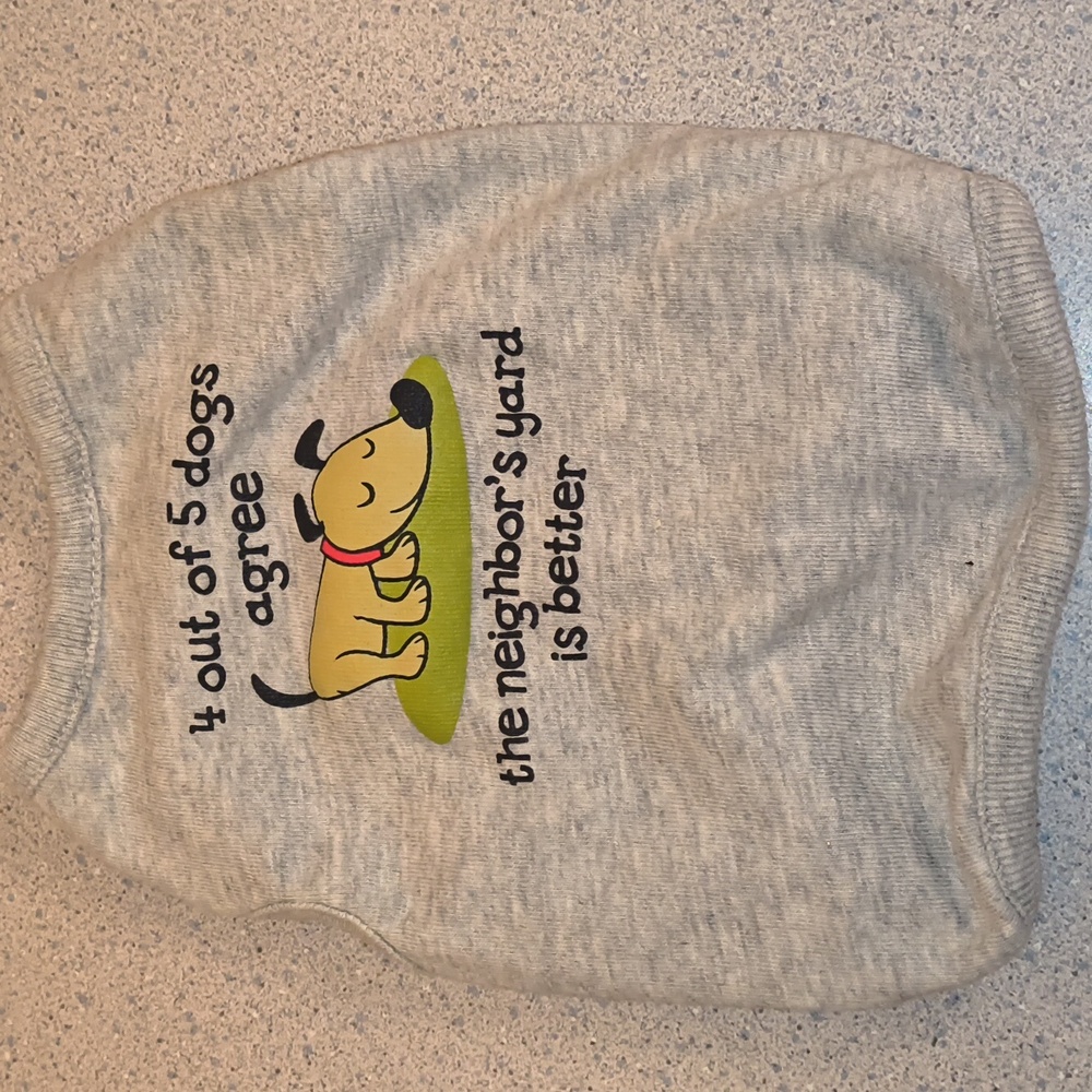 Companion Road Brand Grey Extra Small Dog Tank-X-Small-NWOT